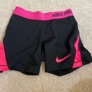 Girls Nike pro spanks kids medium